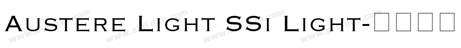Austere Light SSi Light字体转换